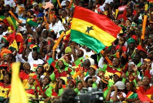 Ghanaians celebrating