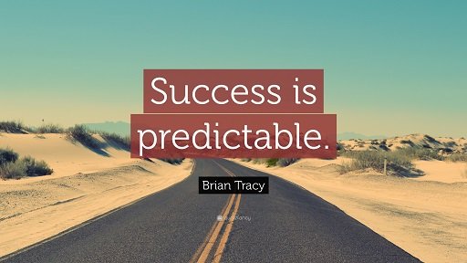 success is predictable banner