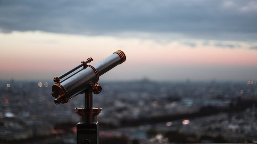 telescope set over city (Original photo by Matthew Ansley on Unsplash)