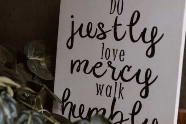 do justly love mercy walk humbly portrait